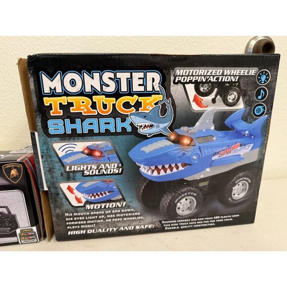 World Tech Toys Lamborghini Aventador And Monster Machines Shark Chomped - Picture 6 of 9